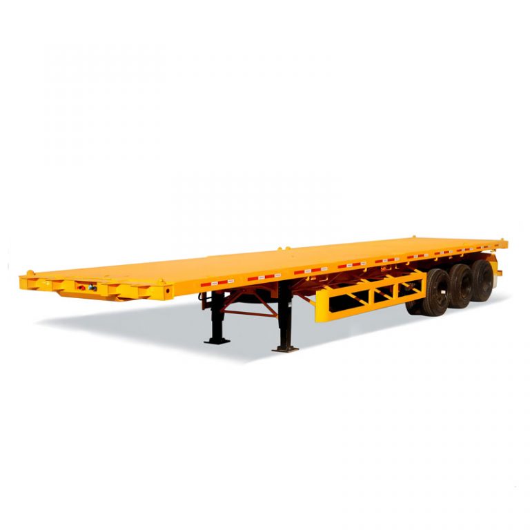 Flatbed transport semi-trailer