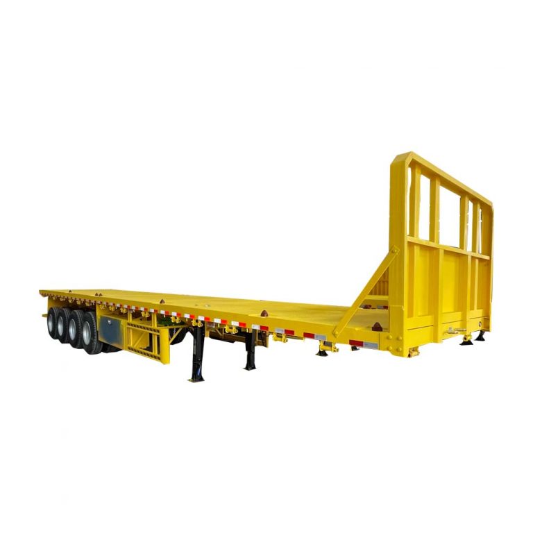 Flatbed transport semi-trailer