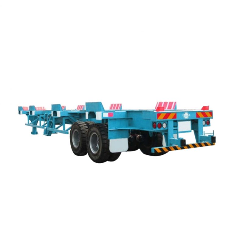 Container skeleton transport semi-trailer