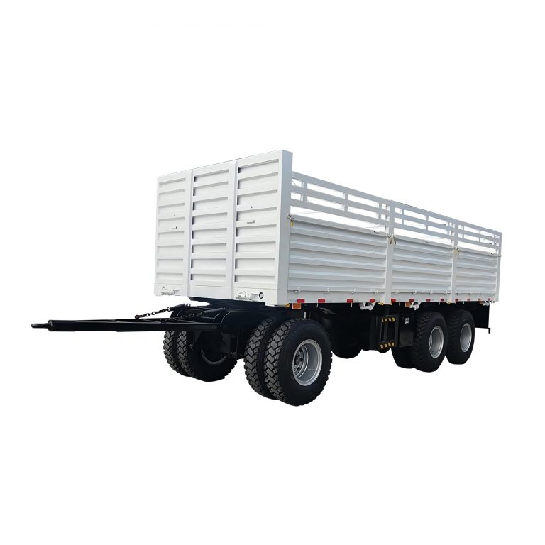 Three axle side trailer