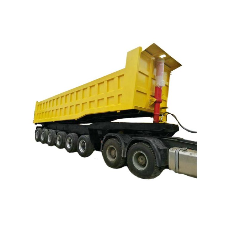 6 Axles Air Suspension Rear Dump Tipper Semi Trailer