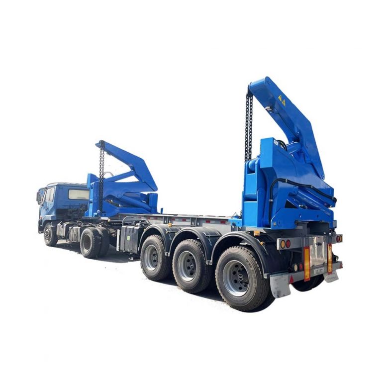 40T side loading container trailer